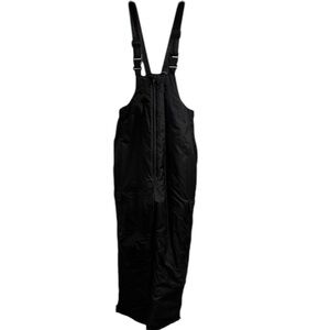 Black Weather Control Bib Overall Snow Pants.  Size = Youth Large 14-16.